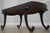 Vintage Leather Top Cornucopia Carved Mahogany Coffee Table For Sale - Image 10 of 13
