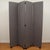 Gray Custom Four-Panel Folding Screen with Nail Head Detailing For Sale - Image 8 of 8