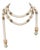 Yellow Gold and Cultured Pearl Wedding Garland For Sale