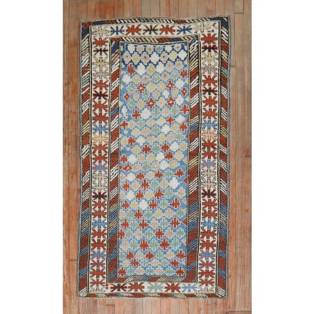 19th Century Zabihi Collection Late 19h Century Caucasian Shirvan Rug - 3' x 5'4" For Sale - Image 9 of 9