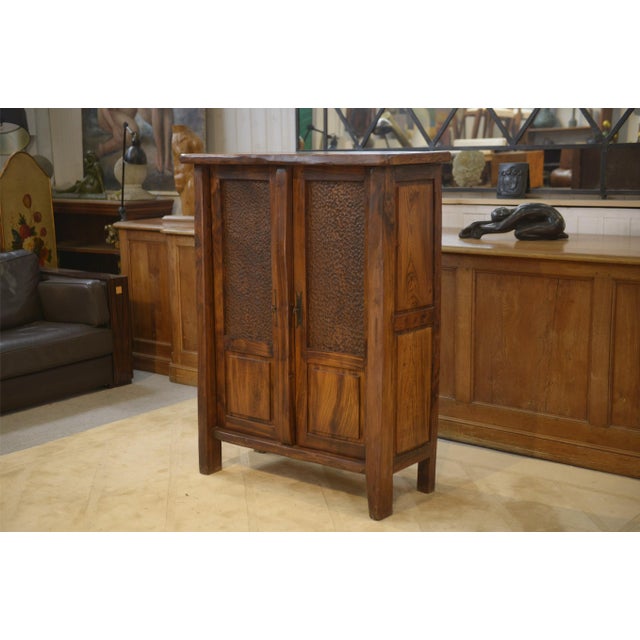 Brutalist Aranjou Wardrobe in Elm, 1960s For Sale - Image 11 of 11
