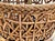 Rustic Bamboo & Rattan Hand Woven Basket For Sale - Image 3 of 11