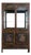 Chinese Richly Carved Display Cabinet, 1900s For Sale