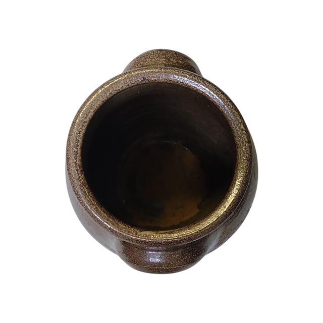 Mid 20th Century Vintage Mark Hewitt Studio Pottery Twin Handled Jug Vase For Sale - Image 5 of 7