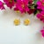 Natural Sapphire Stud Earrings 14k Yellow Gold 1.7 TCW Certified For Sale - Image 12 of 14