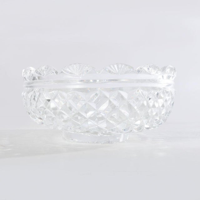 English 1980s Oval Waterford Bowl For Sale - Image 3 of 8