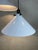 Black Vintage White Metal Pendant Lamps, 1980s, Set of 2 For Sale - Image 8 of 13