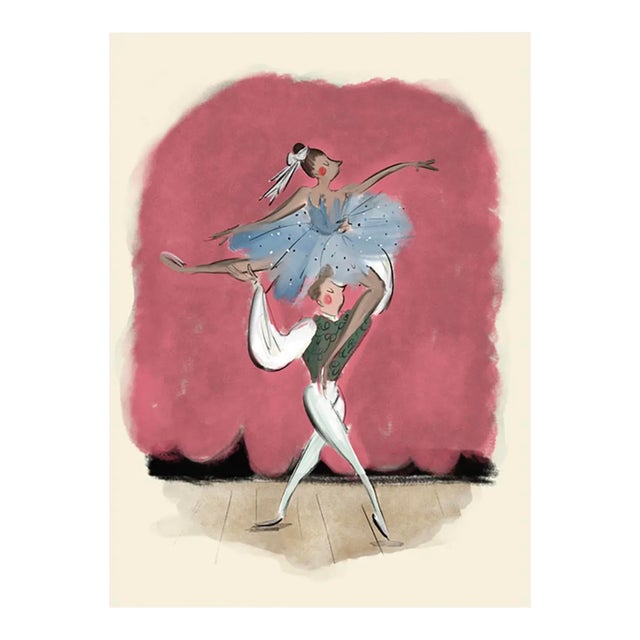 "The Balletomane" Limited Edition Print on Etching Paper by Tug Rice 2018 For Sale