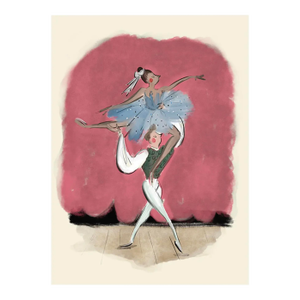 "The Balletomane" Limited Edition Print on Etching Paper by Tug Rice 2018