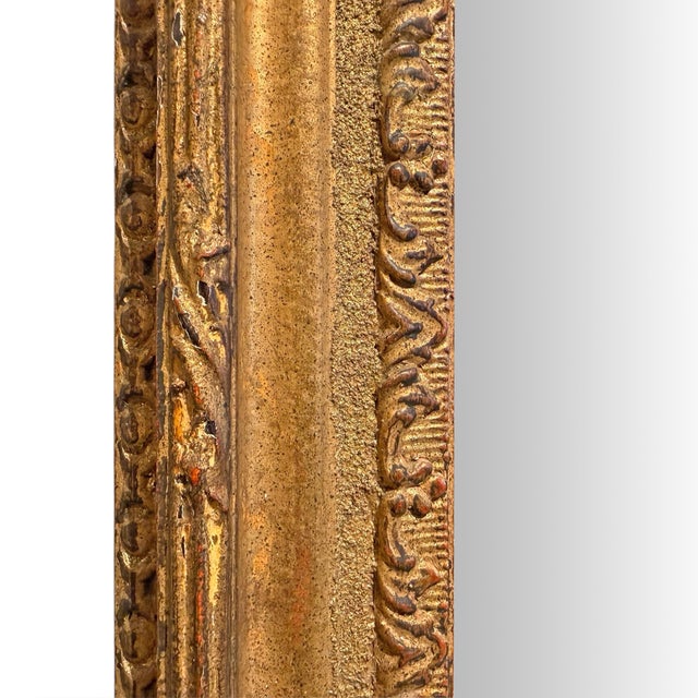 Mid-20th Century Italian Gilt Framed Mirror For Sale - Image 12 of 12