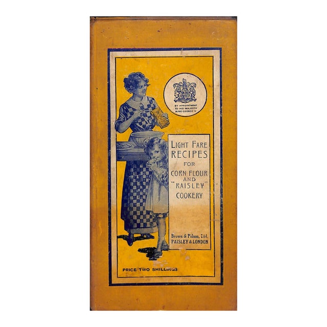 "Light Fare Recipes for Corn Flour and "Raisley" Cookery" 1929 Brown & Polson (Firm) For Sale