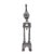 A cast iron architectural finial made as a small garden folly or monument, dating to the last quarter of the 19th century....