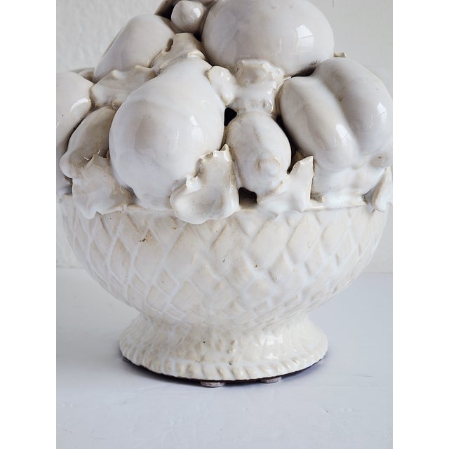 Ceramic Vintage Italian Ceramic Fruit Topiary For Sale - Image 7 of 12