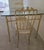 1960s Mid-Century Chiavari Brass Table & Chairs Set Italian For Sale - Image 5 of 5