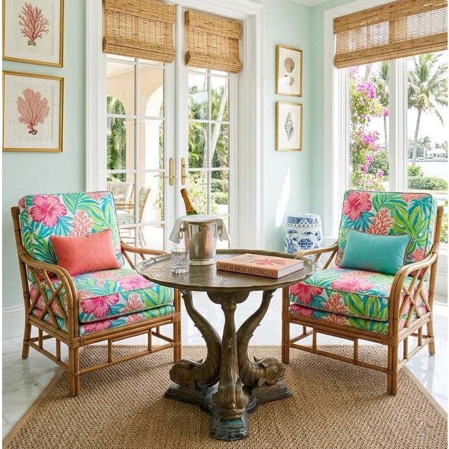 Glass 1980s Hollywood Regency Triple Dolphin Bronze Center Table With Scalloped Glass For Sale - Image 7 of 12