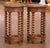 French Pair of 19th Century French Louis XIII Demi-Lune Oak Console Tables For Sale - Image 3 of 10