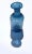 Contemporary Czech studio glass vase or bottle with bumpy facade. The bumps are actually like small optical elements that...