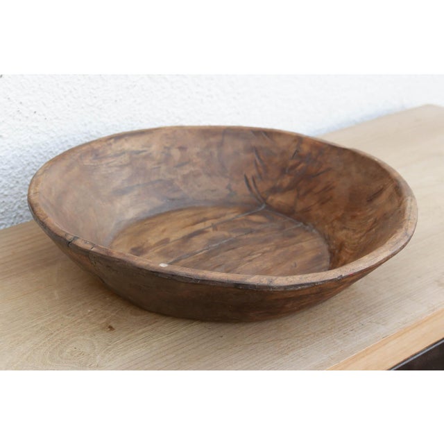 Farmhouse Vintage Farmhouse Round Kitchen Bowl For Sale - Image 3 of 5