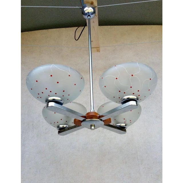 Vintage Model 1403 Chandelier from Napako For Sale - Image 14 of 18