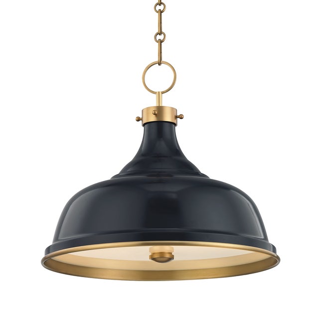 Designed by Mark D. Sikes for Hudson Valley Lighting The Classics Collection Material: Brass 18 W x 18 D x 16 H