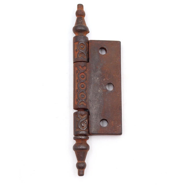 Antique Cast Iron 3 X 2.5 In. Victorian Butt Door Hinge For Sale - Image 4 of 4