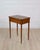 Wood French 20th Century Louis XVI Style Cherrywood Side Table with Leather Top For Sale - Image 7 of 12