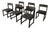 Dining Chairs by Jean Batenburg for Mi, Belgium, 1969, Set of 6 For Sale