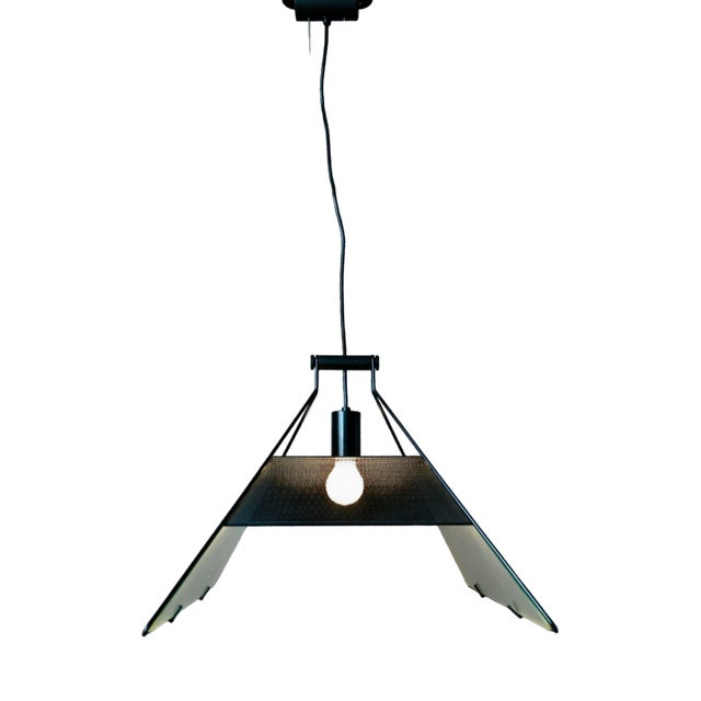 Trapezio Pendant Lamp by Salvati & Tresoldi for Luci, 1980s For Sale