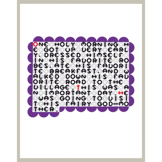 1969 Serigraph by Gerald Laing "D M T 42" Print 7 For Sale