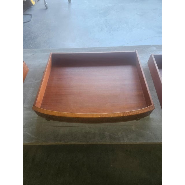 Brown 1940s French Satinwood Marble Top Dresser For Sale - Image 8 of 13