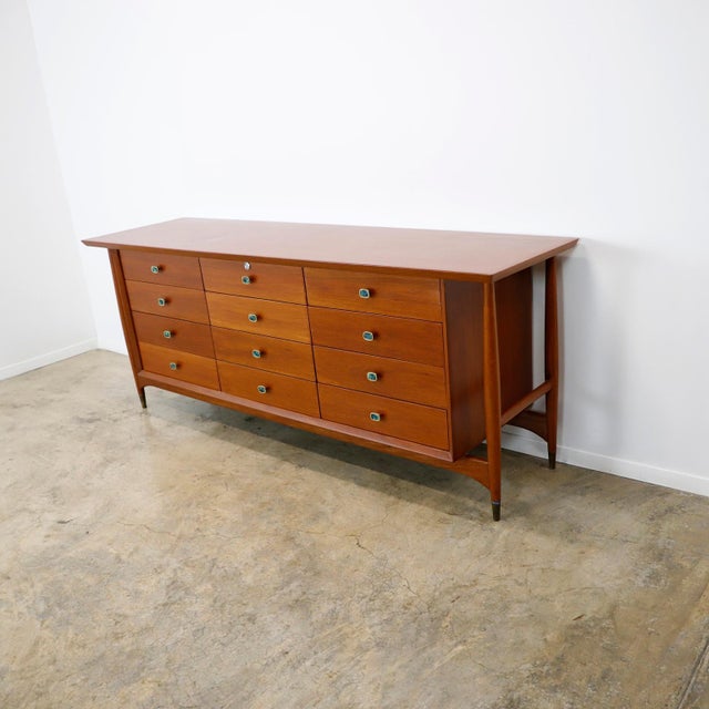 1950s Stunning Frank Kyle Drawer with Pepe Mendoza Pulls, Attributed For Sale - Image 16 of 18