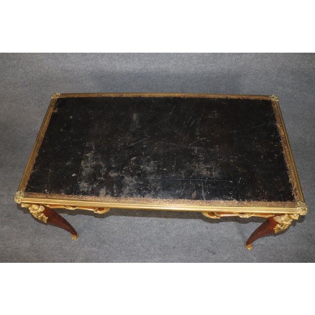 Late 19th Century 19th C French Louis XV Style Figural Soldier Bronze Mounted Desk For Sale - Image 5 of 13