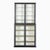 circa 1900 English painted glazed shop display cabinet / vitrine. Measures: W87 x D34 x H174 cm
