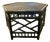Vintage Italian Hexagonal Bamboo Low Table For Sale
