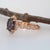 2020s 2Ct Purple Spinel Ring in Solid 14k Gold With Earth Mined Diamond Accents, Size 6.75 For Sale - Image 5 of 8