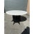 1940s French Art Deco Cast Iron Base Round Carrara Marble Top Dining Table For Sale - Image 4 of 13
