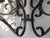 Monumental Vintage Black Wrought Iron Wall Candelabra For Sale In Tampa - Image 6 of 10