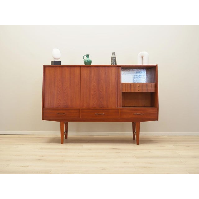 Danish Teak Highboard, 1960s For Sale - Image 4 of 18