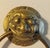 Vintage solid brass door knocker- also great as a small towel holder in a kitchen or bath.