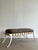 Cream Vintage Saber Leg Bench For Sale - Image 8 of 12