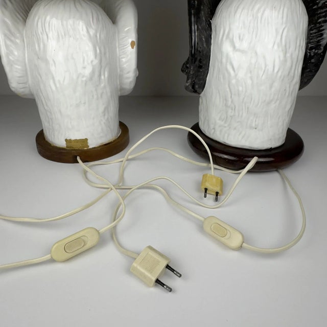 Vintage Italian Table Lamps, 1970s, Set of 2 For Sale - Image 13 of 18