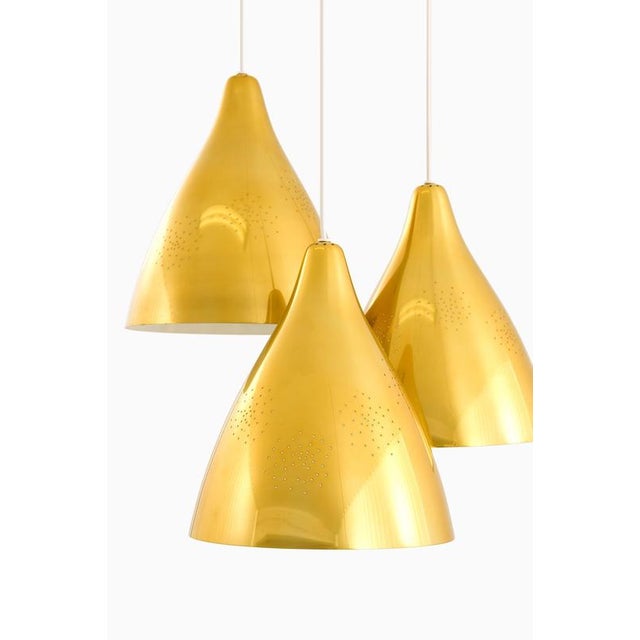 This very rare ceiling lamp, designed by Lisa Johansson-Pape and produced by Stockmann-Orno in Finland during the 1950s,...