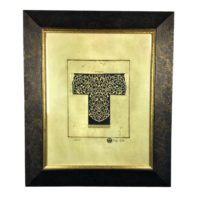 1970s Vintage Carolyn Kinder Framed Kimono I Print For Sale