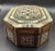 Mid 20th Century Mid 20th Century Octagonal Mosaic Mother of Pearl Inlay Wooden Box For Sale - Image 5 of 12