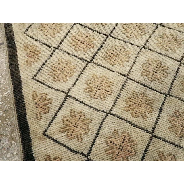 Rustic Galerie Shabab Collection Mid-20th Century Turkish Anatolian Throw Rug For Sale - Image 3 of 6