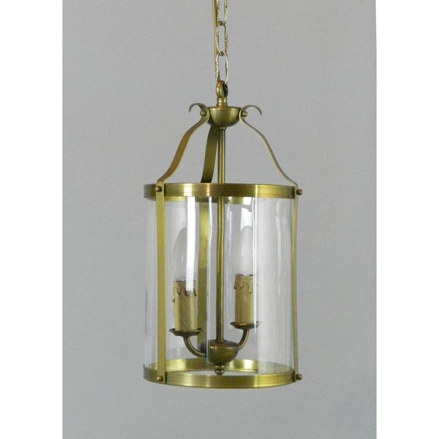 1930s Vintage French Twin Light Hall Lantern, 1930s For Sale - Image 5 of 10