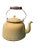 English 20th Century Rustic Enamel Yellow Tea Kettle Cottage Decor or Planter For Sale - Image 3 of 16