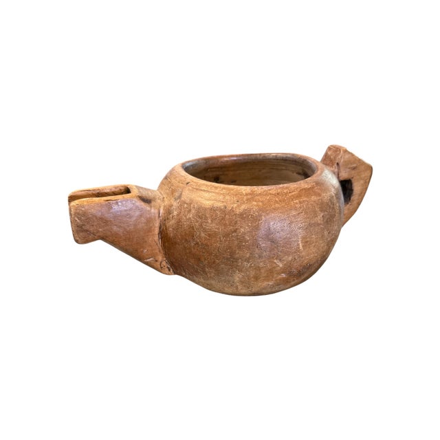 Infuse your space with rustic charm and timeless craftsmanship with this remarkable 1930s Wooden Tea Pot. Skillfully hand-...