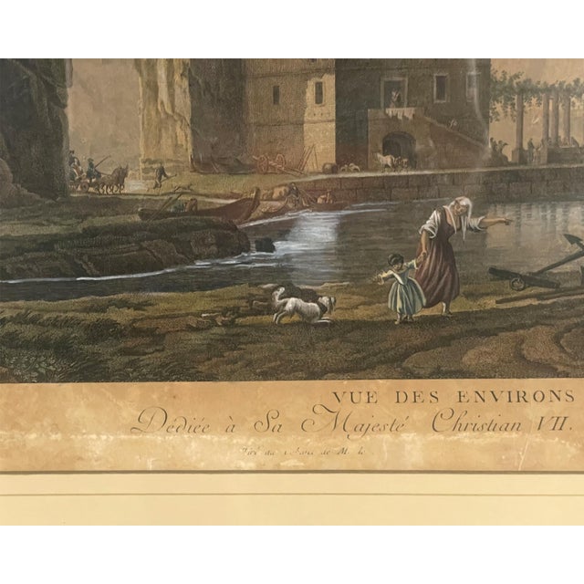 Pierre-Jacques Duret After Joseph Vernet, View of the Environs of Naples, 1766, Engraving For Sale - Image 4 of 8