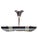 Mid 20th Century French Modernist Art Deco Billiard Chandelier Highly Polished Nickel & GlassRods For Sale - Image 15 of 18